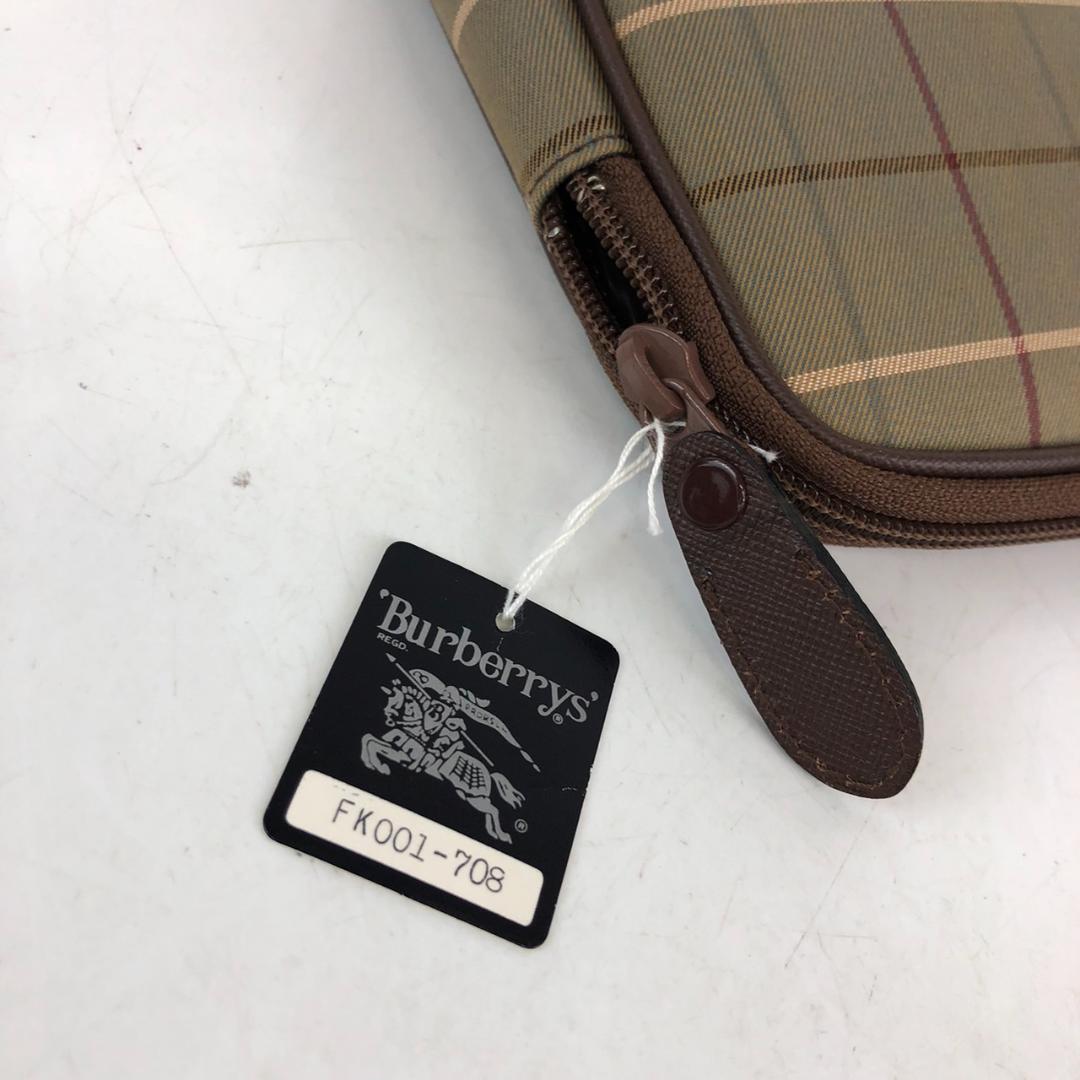 BURBERRY バーバリー チェック柄 セカンドバッグ メンズ ブランド