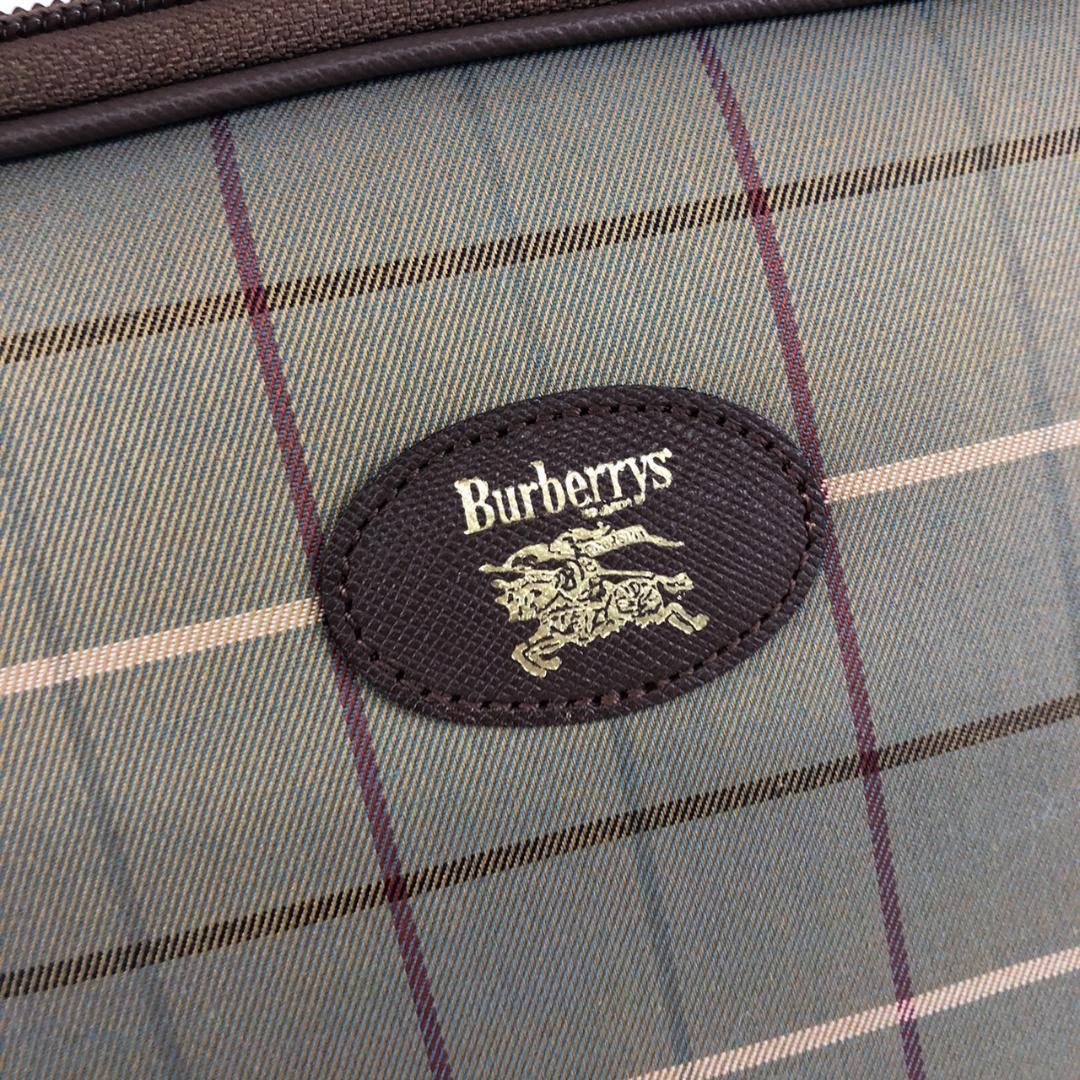 BURBERRY バーバリー チェック柄 セカンドバッグ メンズ ブランド