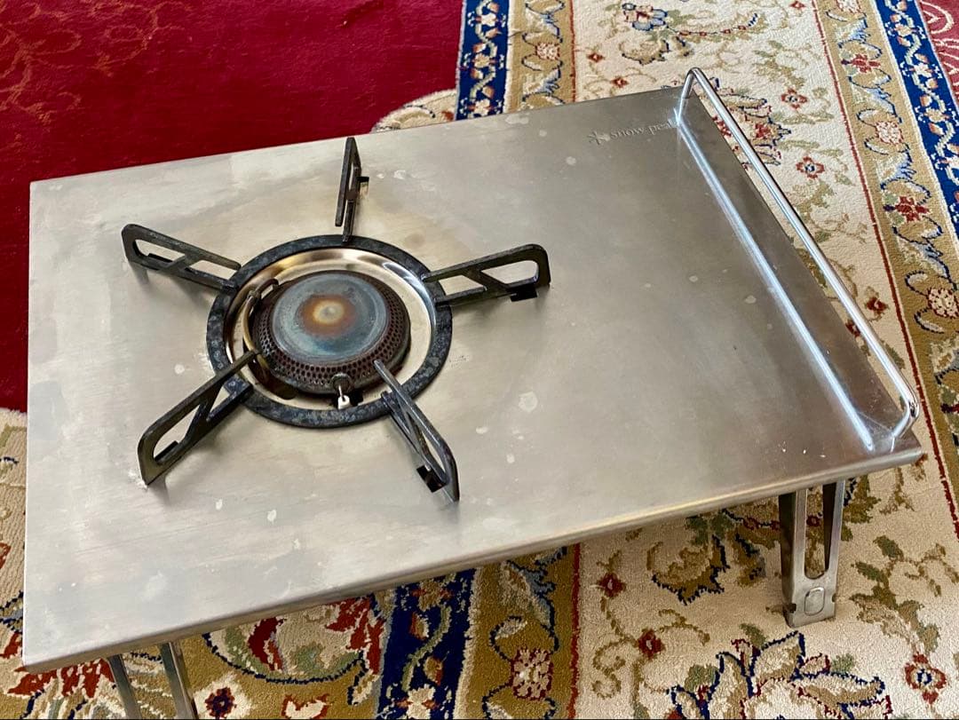 スノーピーク　プレートバーナー＆専用の風防