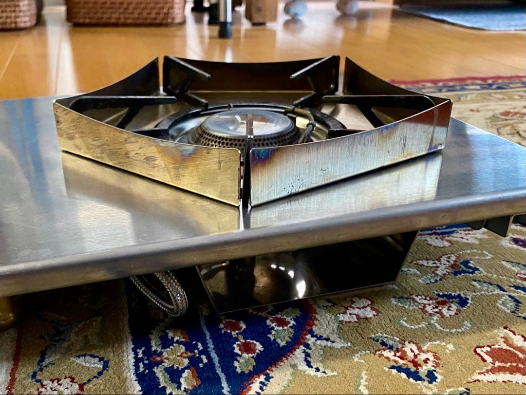 スノーピーク　プレートバーナー＆専用の風防