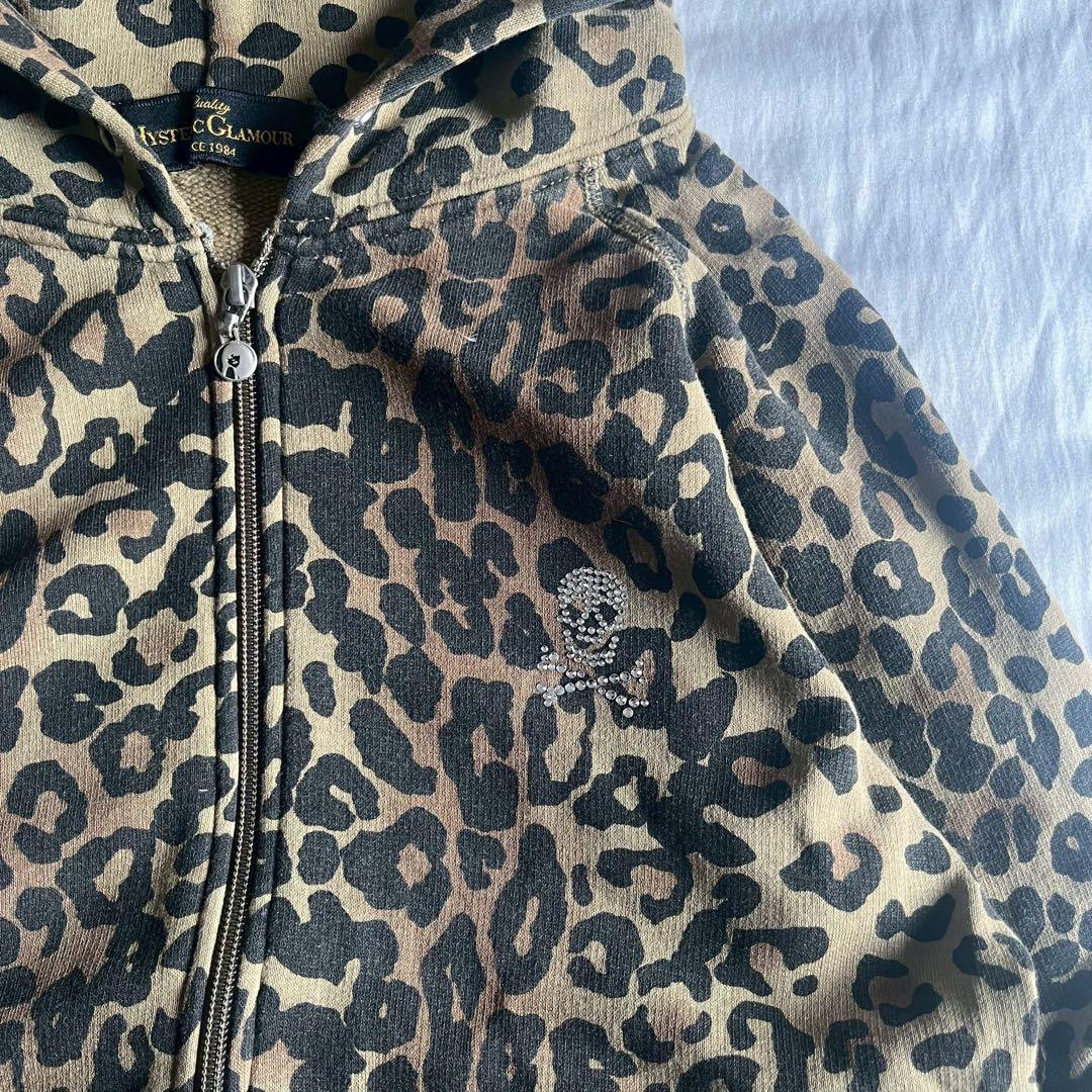 HYSTERIC GLAMOUR ヒョウ柄パーカー　レオパード