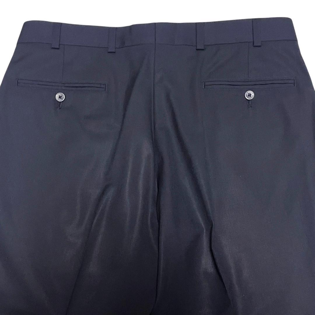 ブルックスブラザーズ カノニコ スーツ 40 W34 ダークネイビー 無地