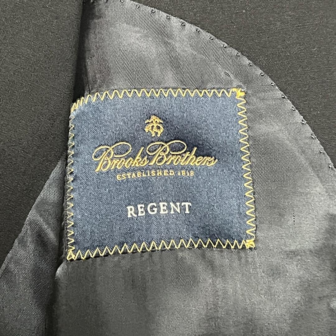 ブルックスブラザーズ カノニコ スーツ 40 W34 ダークネイビー 無地