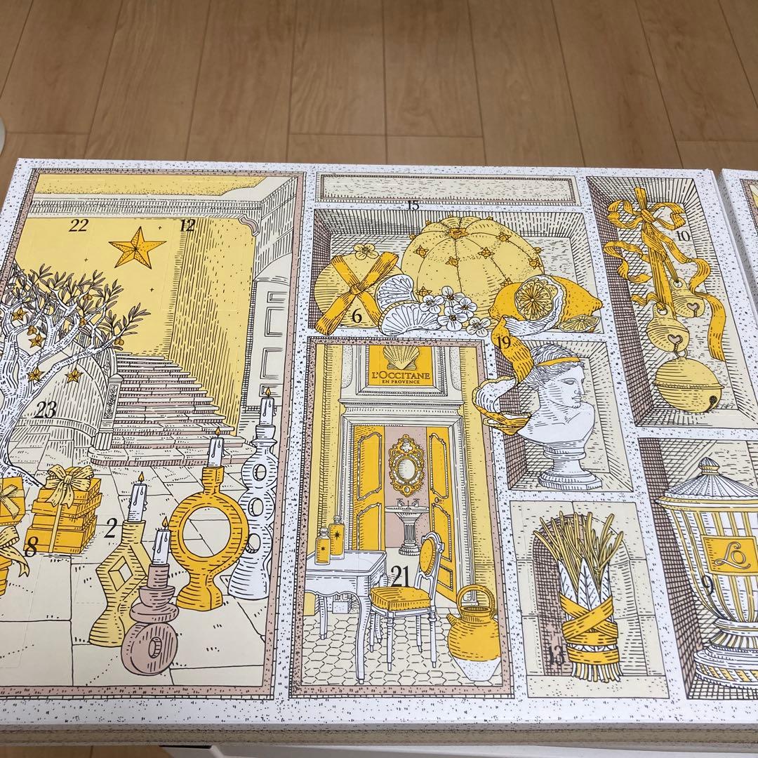 ロクシタン　アドベントカレンダー2025、紙袋おまけ