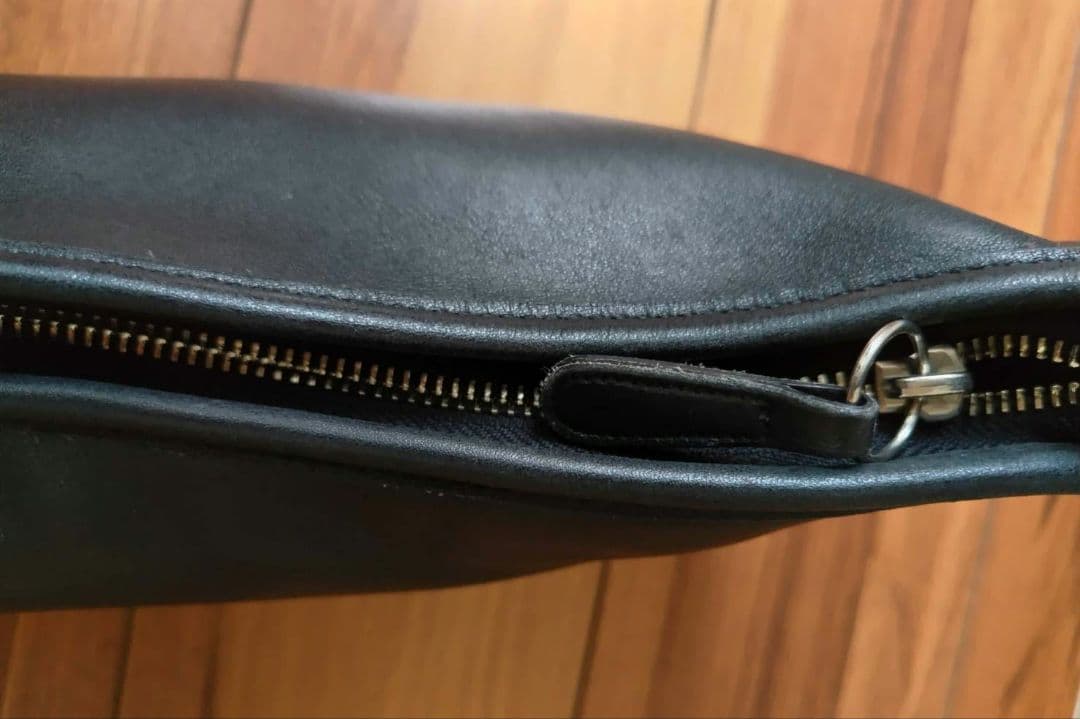 【COACH】オールドコーチ9071　ブラック　黒　レザー　ショルダーバッグ