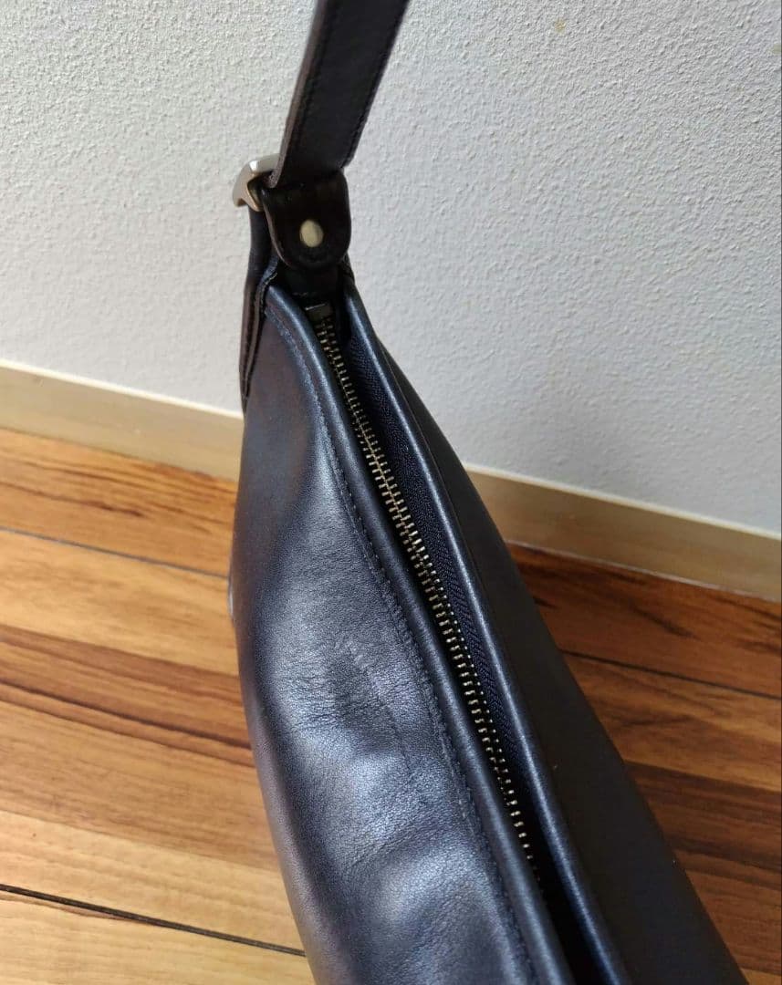 【COACH】オールドコーチ9071　ブラック　黒　レザー　ショルダーバッグ