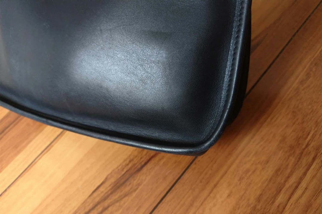 【COACH】オールドコーチ9071　ブラック　黒　レザー　ショルダーバッグ