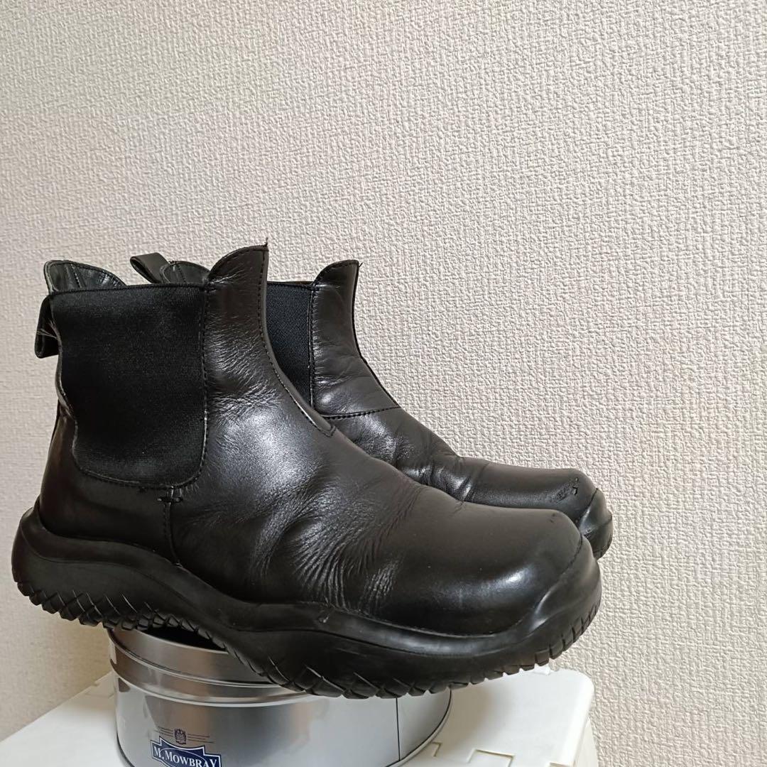 【PRADA SPORT】 サイドゴアスクエアブーツ