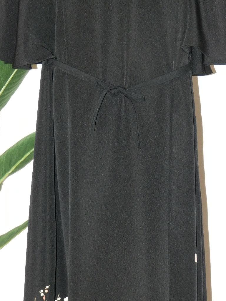 留袖　ワンピース　ドレス　フレアー袖　手書き友禅染　正絹　488　夢ちりめん