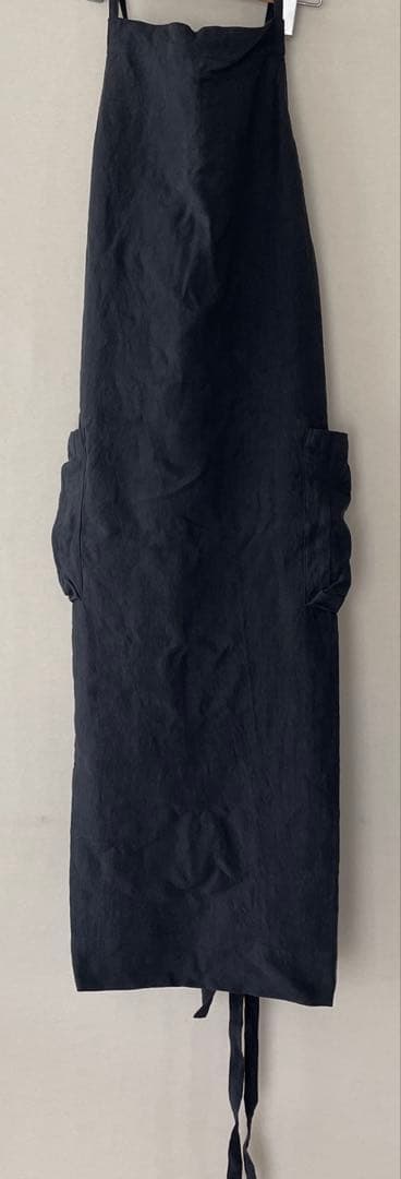 suzuki takayuki リネンエプロン 黒　新品未使用品