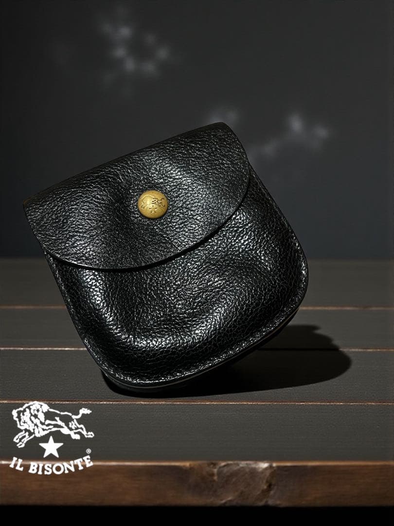 イルビゾンテ IL BISONTE 財布 2つ折り 丸型ウォレット