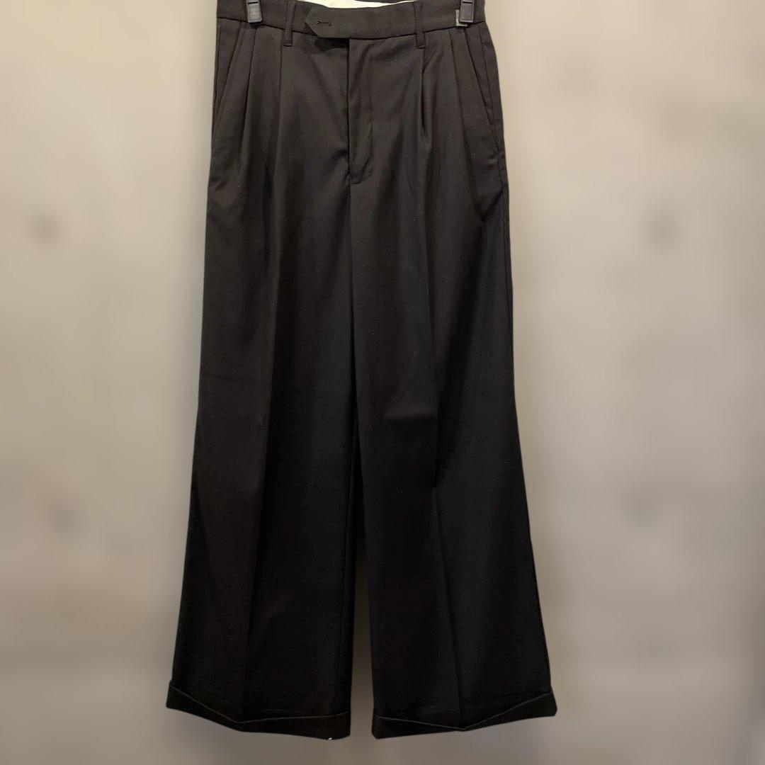 soerte セットアップ　ブラック ダブルテーラードジャケット　スラックス