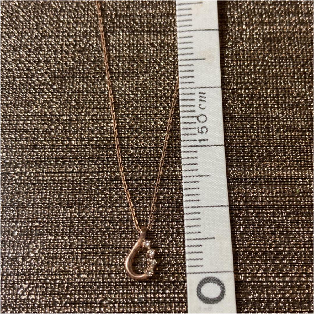 TheKISS 雫モチーフ　K10ピンクゴールド ダイヤモンド