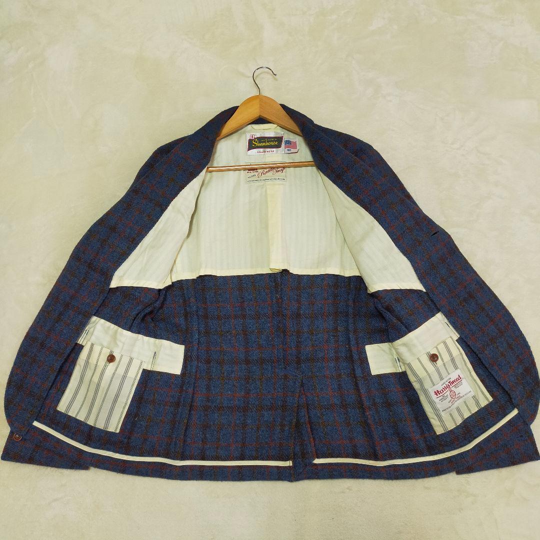 美品　HARRISTWEED×RATTLE TRAP　40　テーラードジャケット