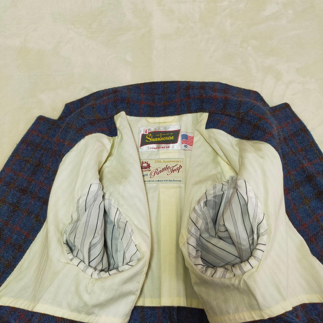 美品　HARRISTWEED×RATTLE TRAP　40　テーラードジャケット