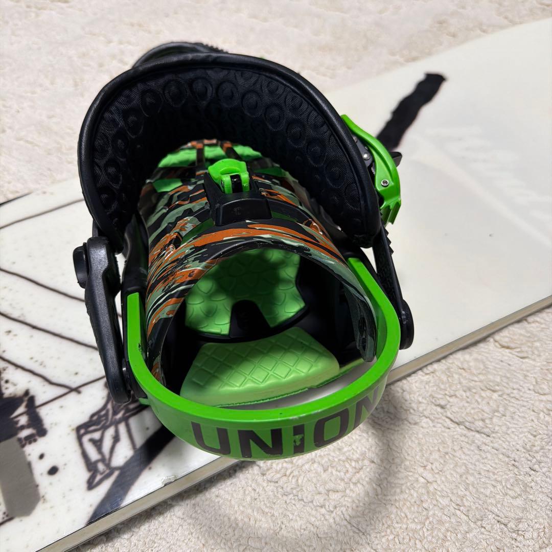 ROME スノーボード　UNION ビンディング　セット　158cm キャンバー