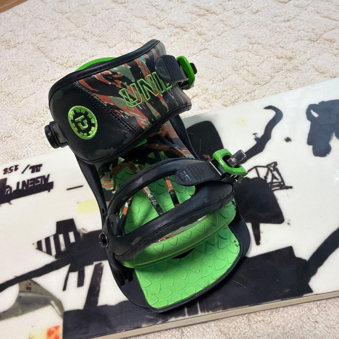 ROME スノーボード　UNION ビンディング　セット　158cm キャンバー