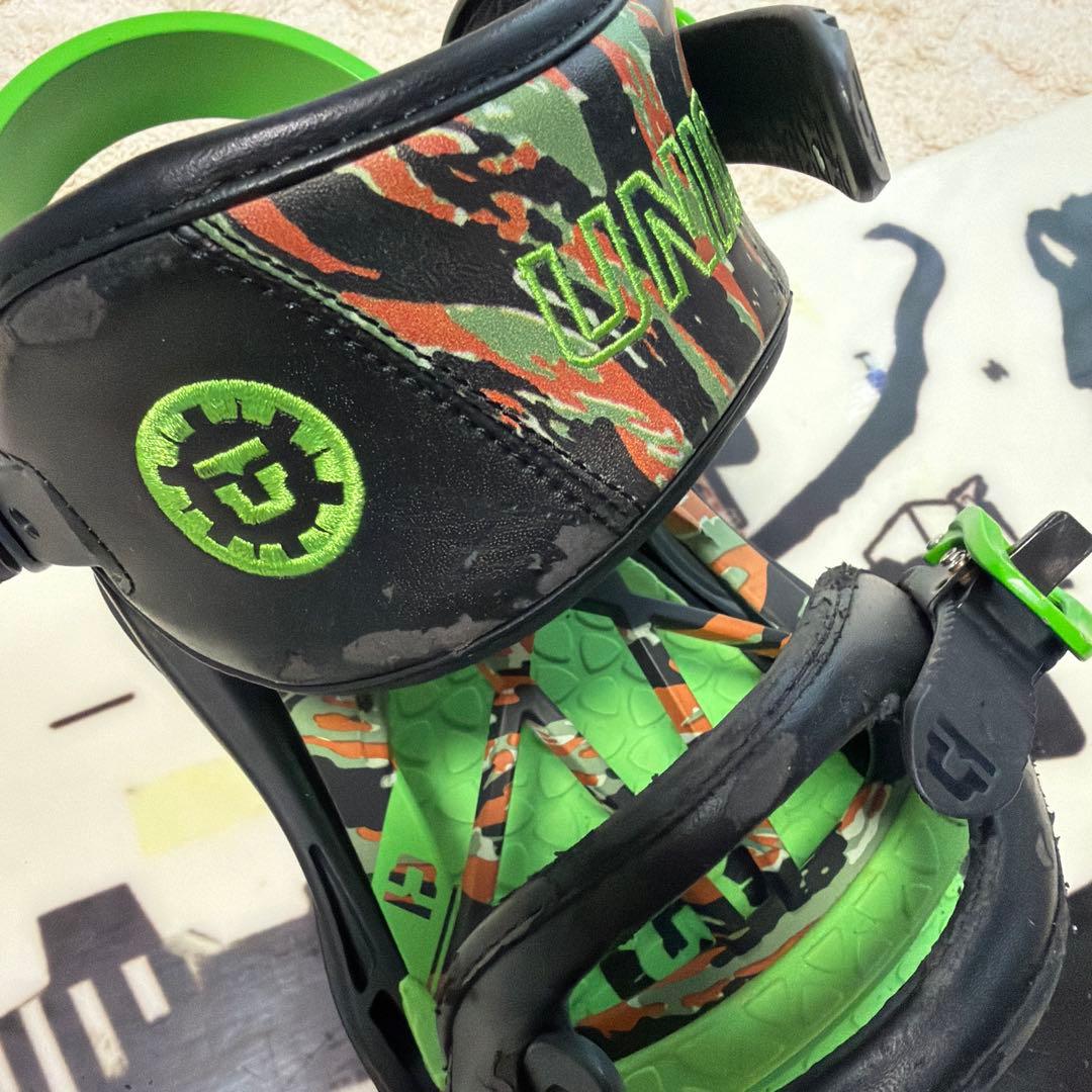 ROME スノーボード　UNION ビンディング　セット　158cm キャンバー