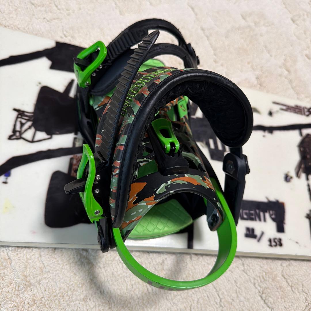 ROME スノーボード　UNION ビンディング　セット　158cm キャンバー