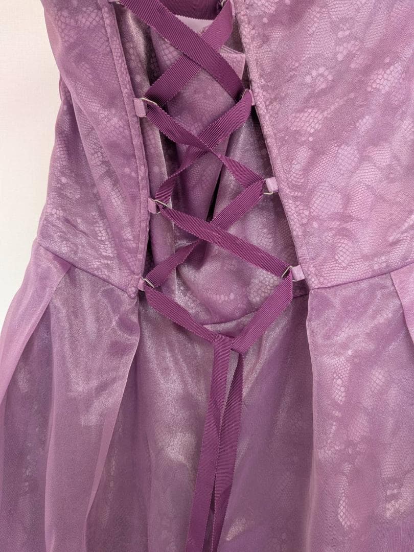 AIMER エメ 演奏会 ステージドレス パープル ピンク 9号 ロング