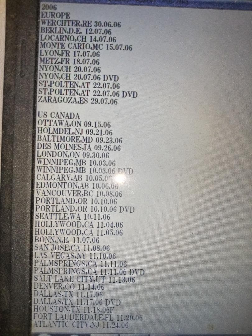 THE WHO LIVE 2006 2007 162CD＋9DVD全90タイトル