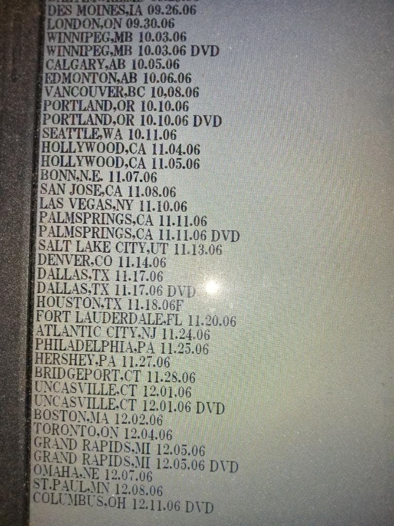 THE WHO LIVE 2006 2007 162CD＋9DVD全90タイトル