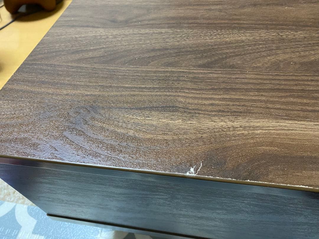 ニトリ ローテーブル ブラウン 木製 リフトアップ可 収納あり