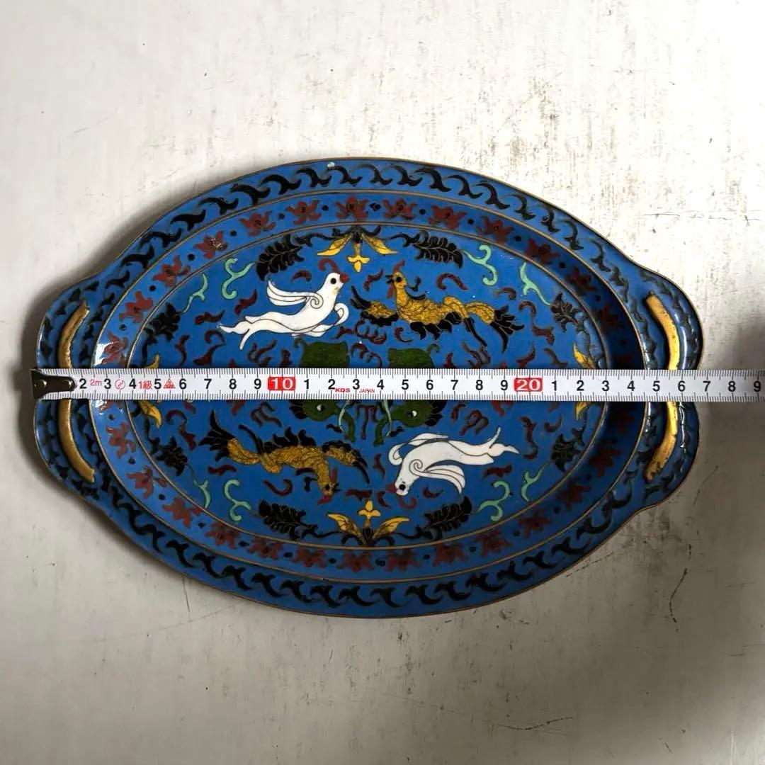 854 コレクション ヴィンテージ 七宝焼 ミニチュア 象のティーセット 景泰藍