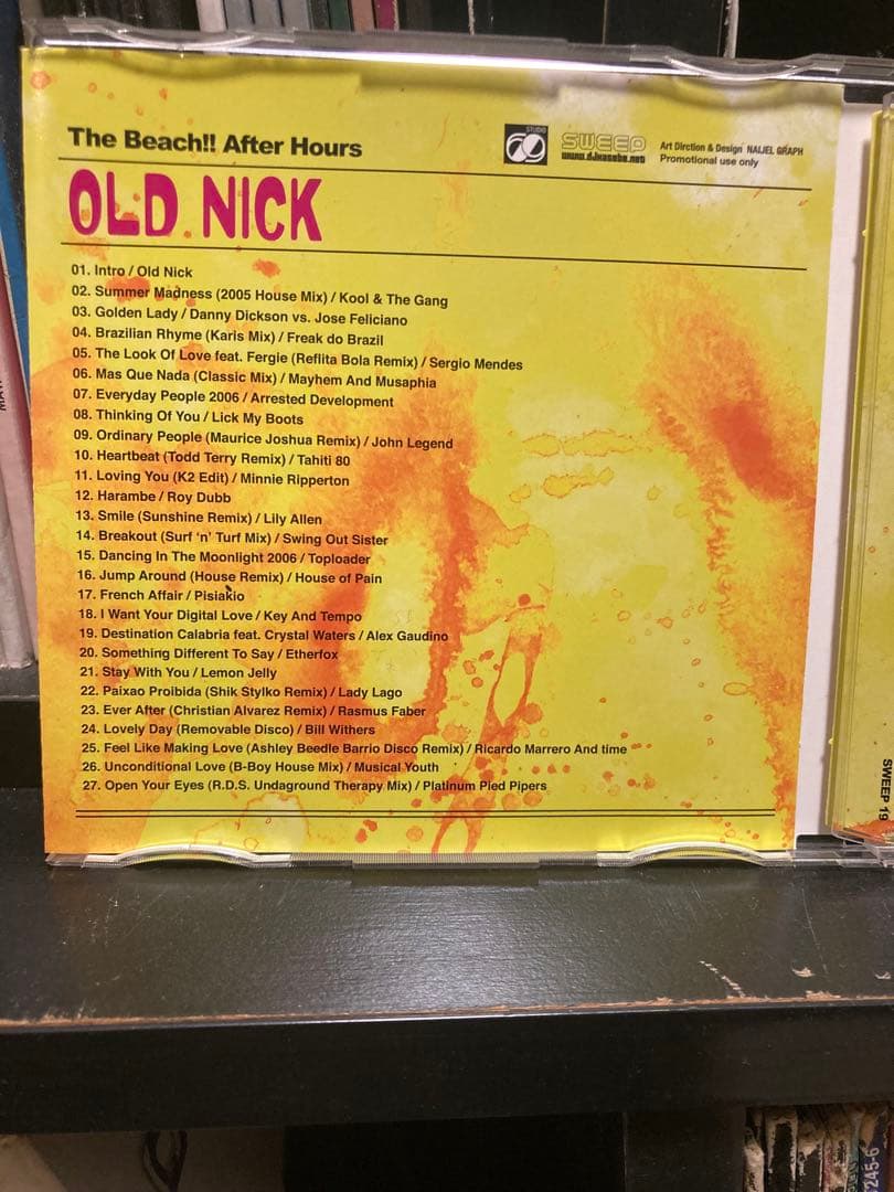 【10枚セット】 DJ HASEBE aka Old Nick /MIX CD