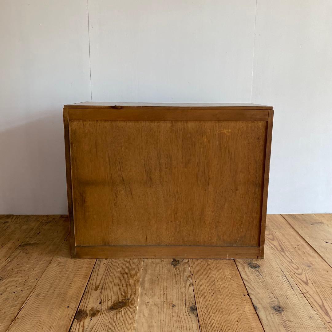 アンティーク オープンラック チェスト 本棚 食器棚 昭和レトロ z856