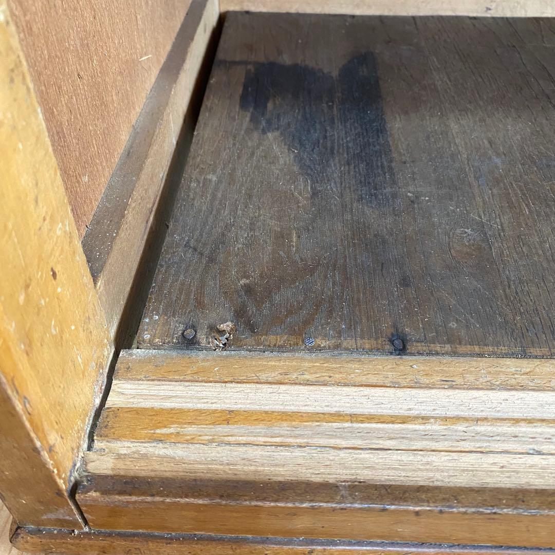 アンティーク オープンラック チェスト 本棚 食器棚 昭和レトロ z856