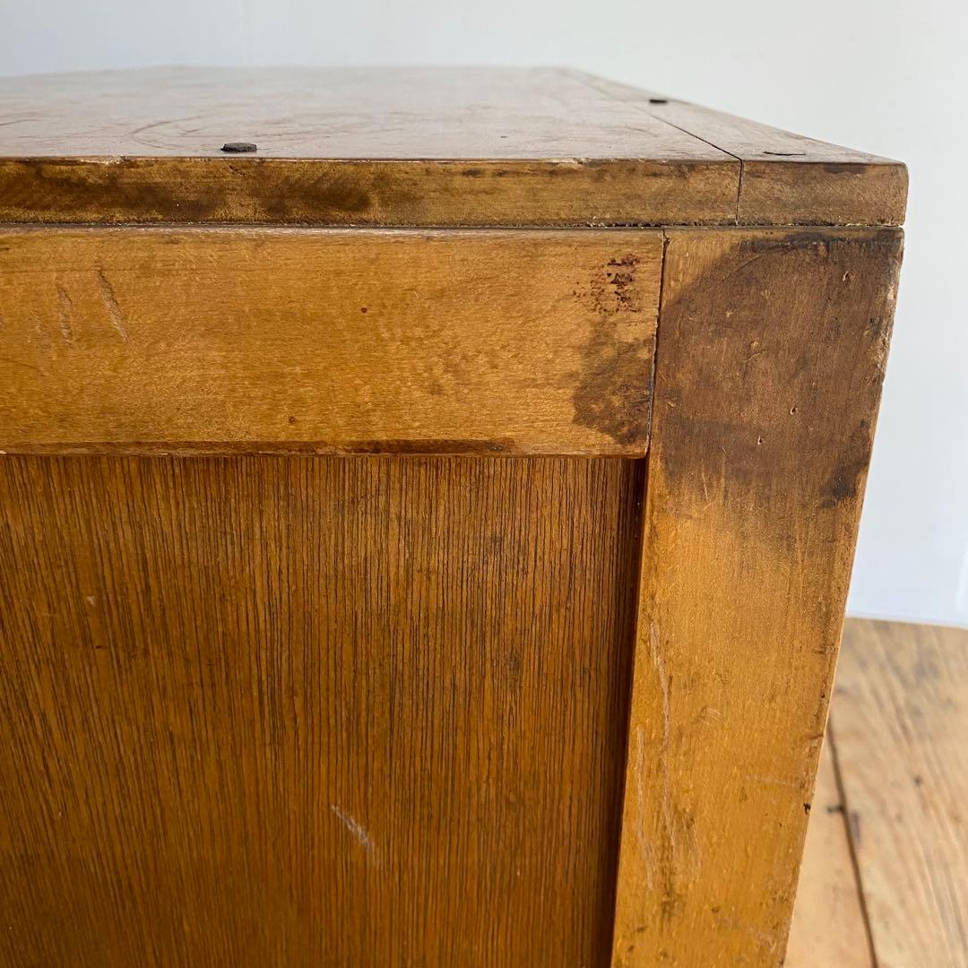 アンティーク オープンラック チェスト 本棚 食器棚 昭和レトロ z856