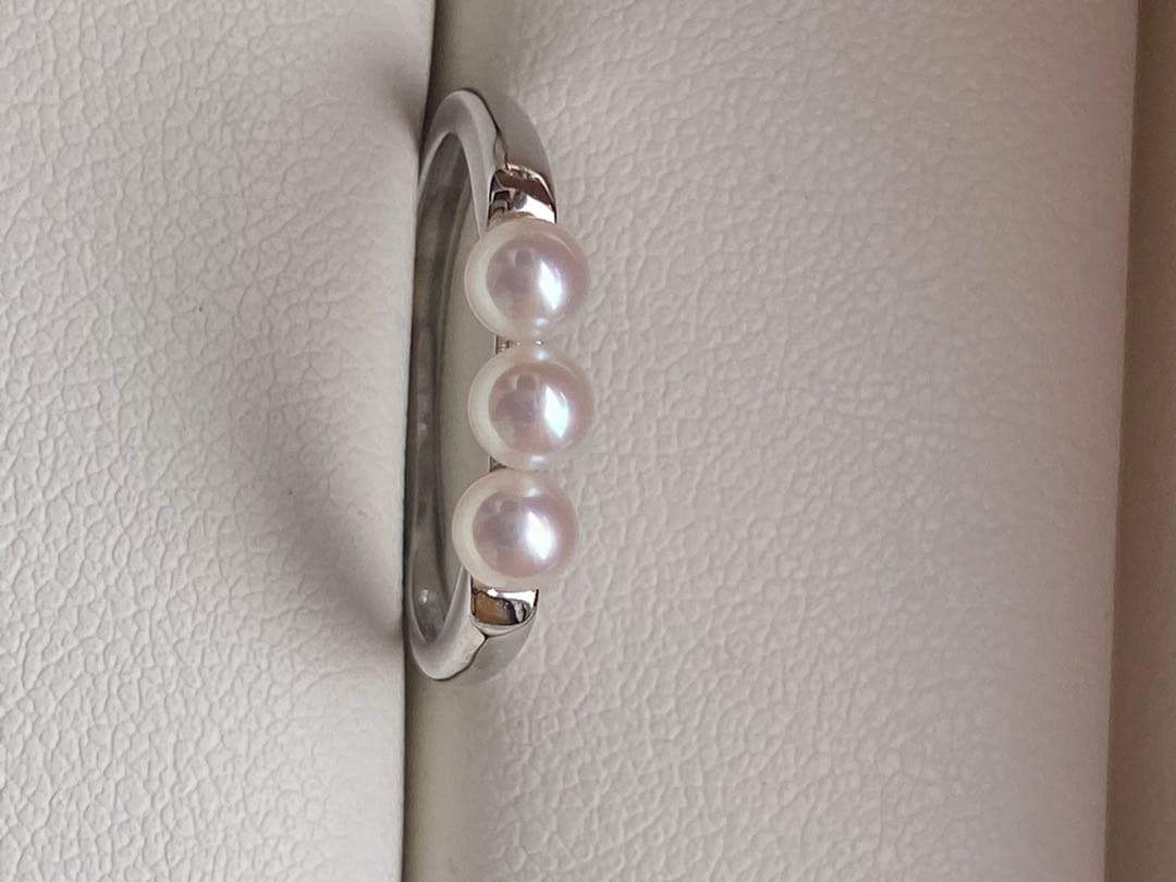 よろしく♫ページ　4-4.5mmパールリング　2点