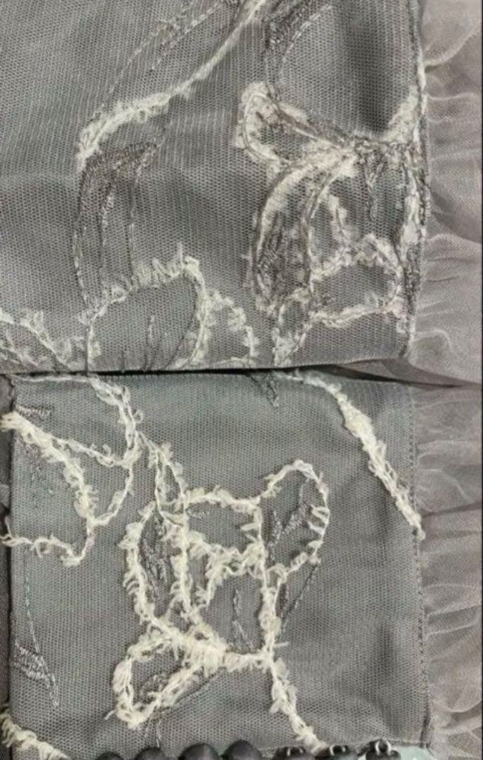 新品(訳あり)　フェザーフラワーチュールドレス 結婚式 パーティー　二次会