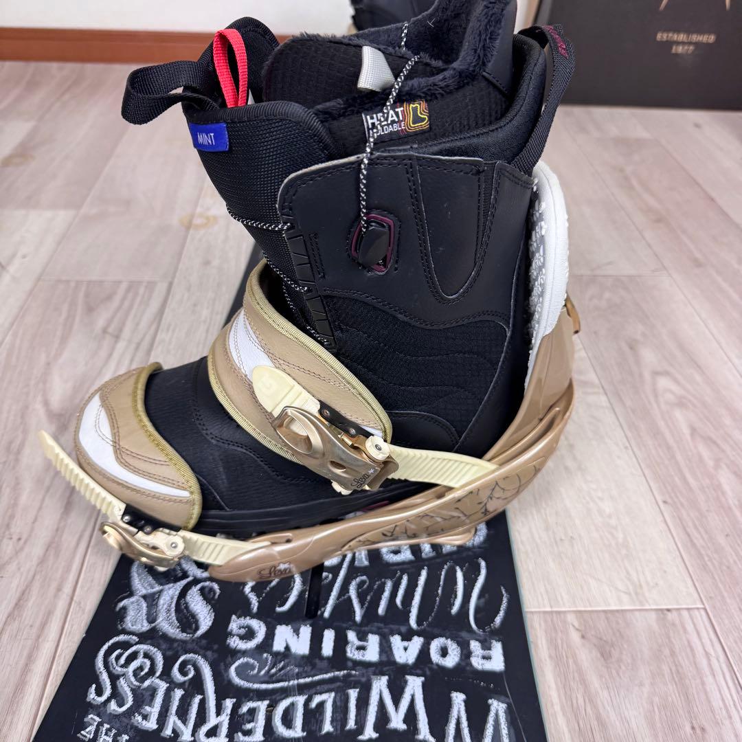 専用BURTON DEJAVU 141cm スノーボードセット