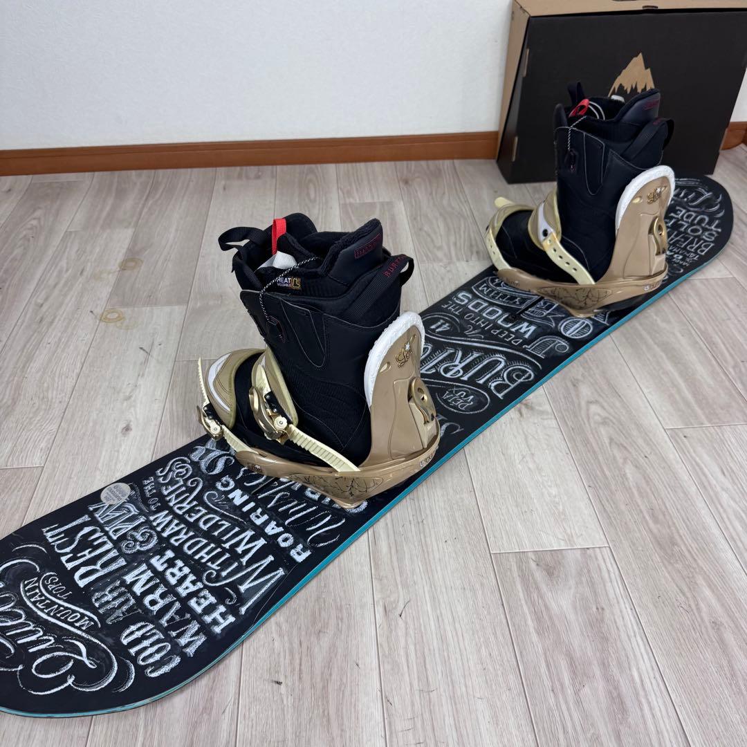 専用BURTON DEJAVU 141cm スノーボードセット