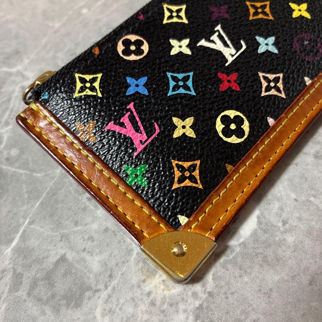 ルイヴィトン ポシェットクレ モノグラム マルチカラー ケースM92654