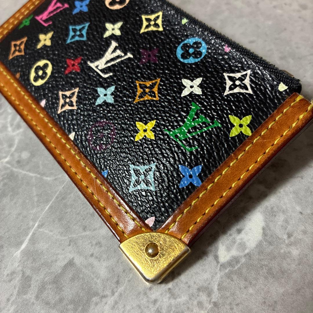 ルイヴィトン ポシェットクレ モノグラム マルチカラー ケースM92654