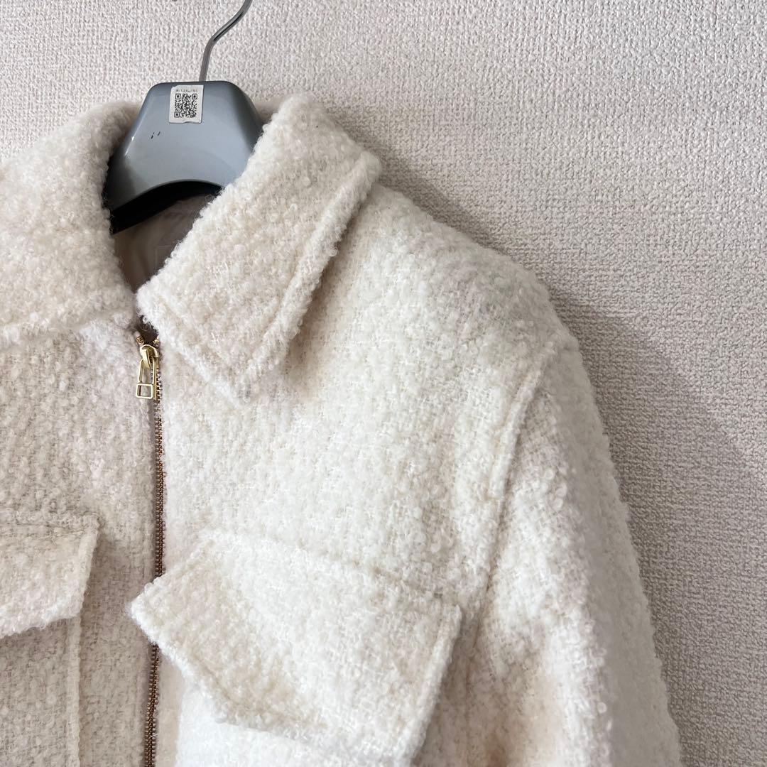 Arpege story 高橋志津奈さんコラボループツイードＺＩＰブルソン