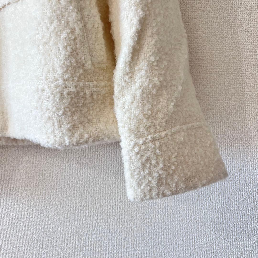 Arpege story 高橋志津奈さんコラボループツイードＺＩＰブルソン