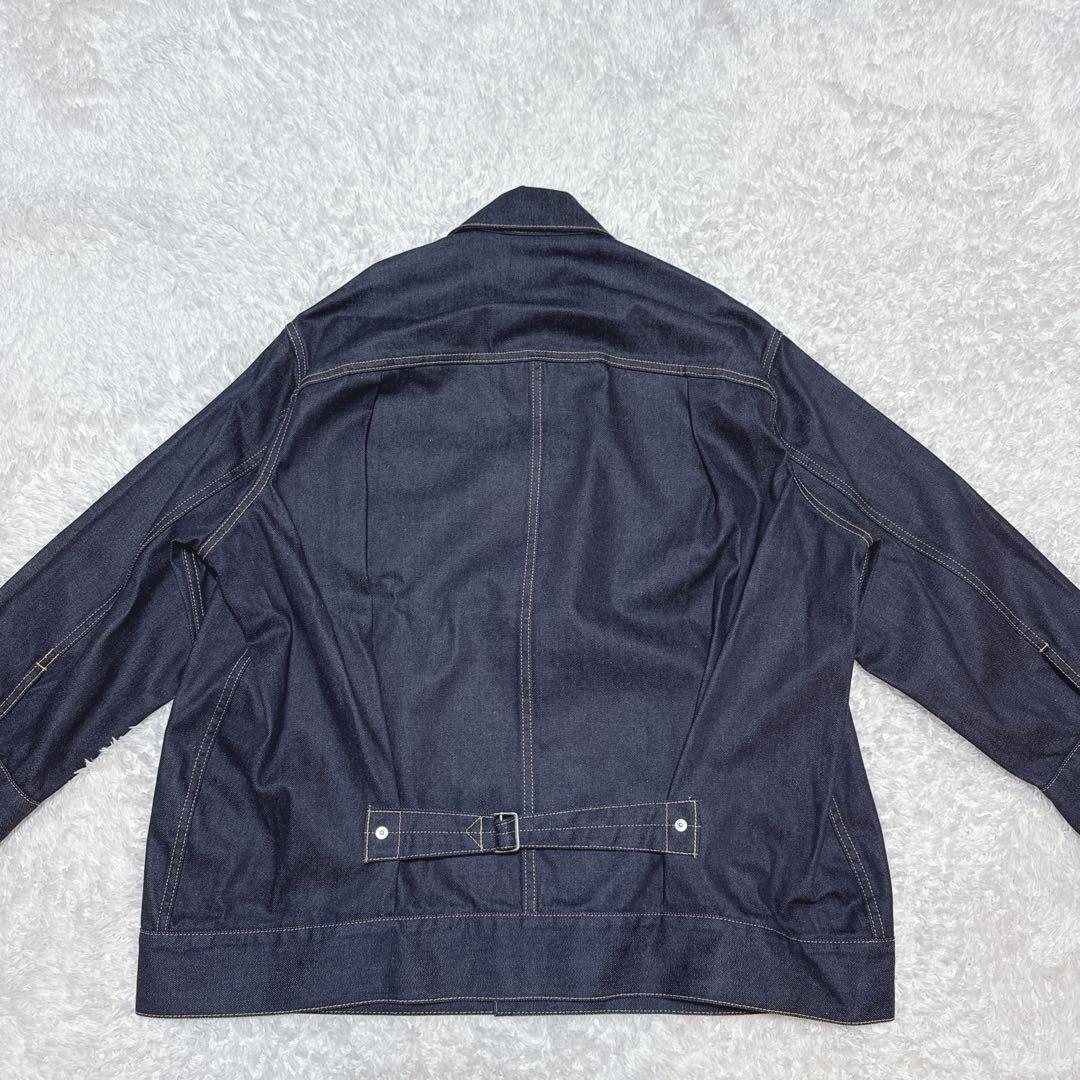 極美品！beautiful people セルヴィッチデニムビッグブルゾン