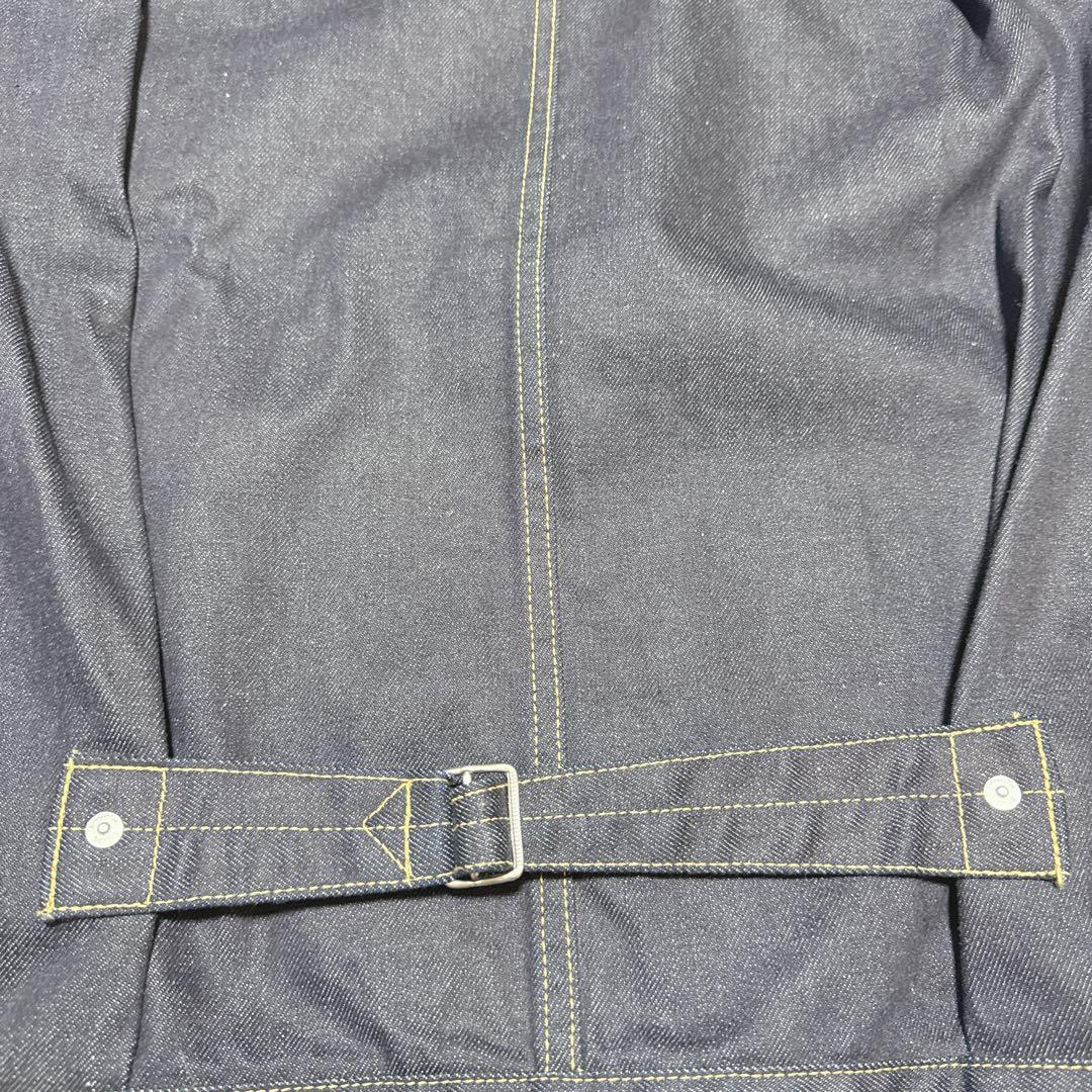 極美品！beautiful people セルヴィッチデニムビッグブルゾン