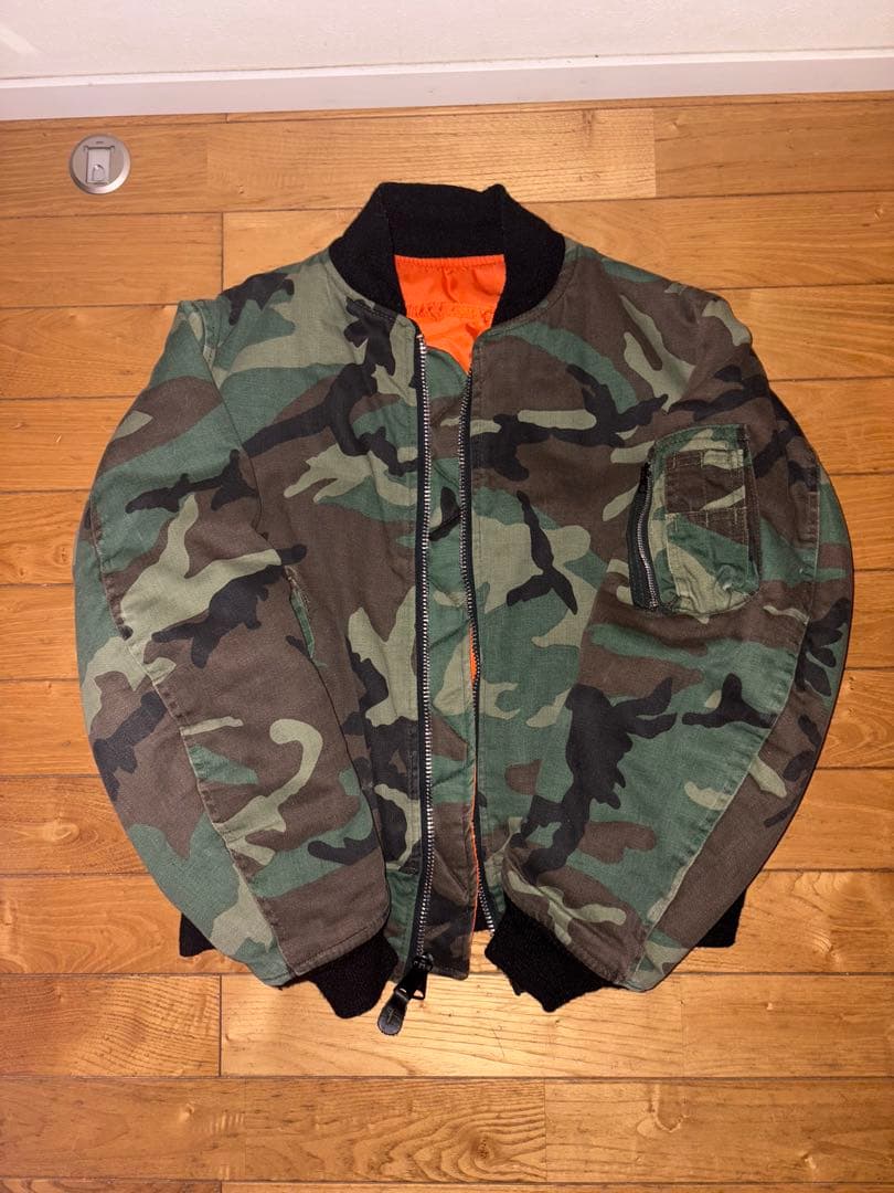 ma-1 MA-1 迷彩 カモ