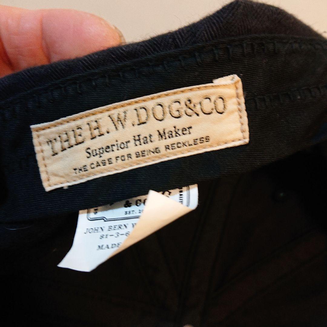 H.W. DOG & CO. ブラックキャスケット