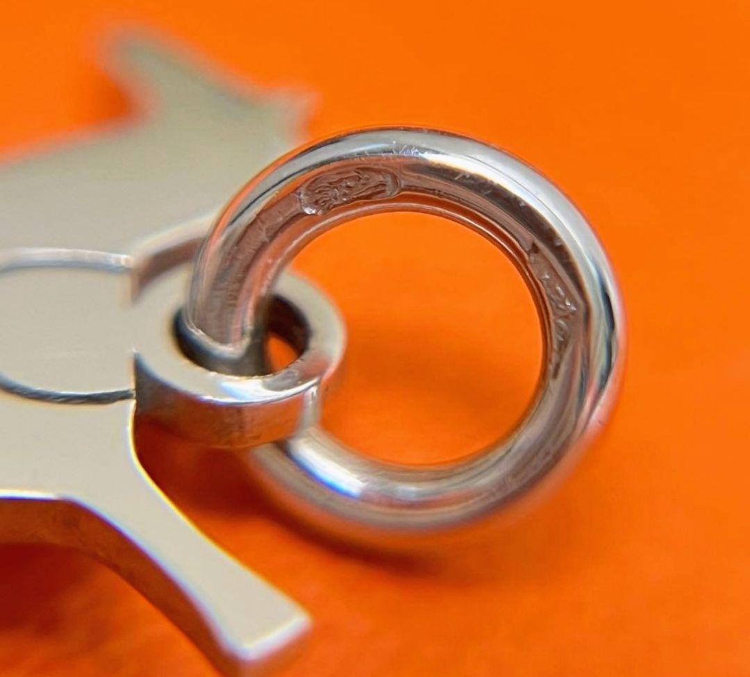 ❝極美品❞ エルメス ダダ ペンダント ネックレス ホワイトゴールド 1Pダイヤ