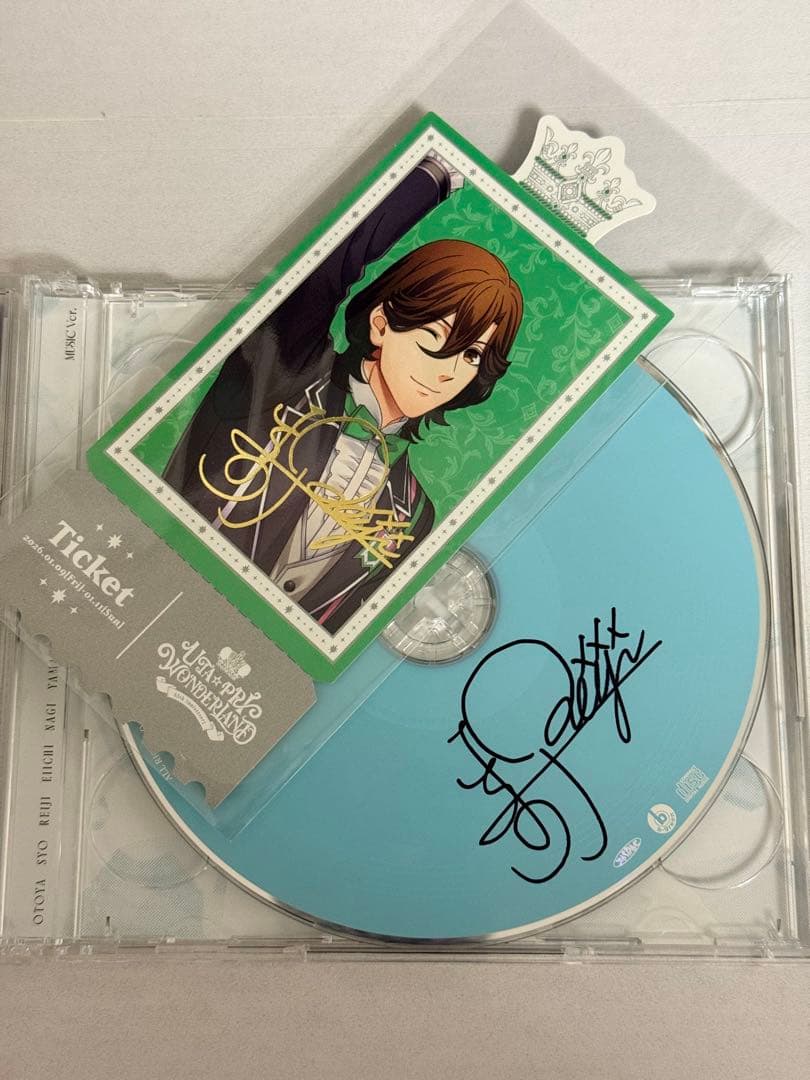 15th Anniversary CD うたプリ 寿嶺二　直筆サイン