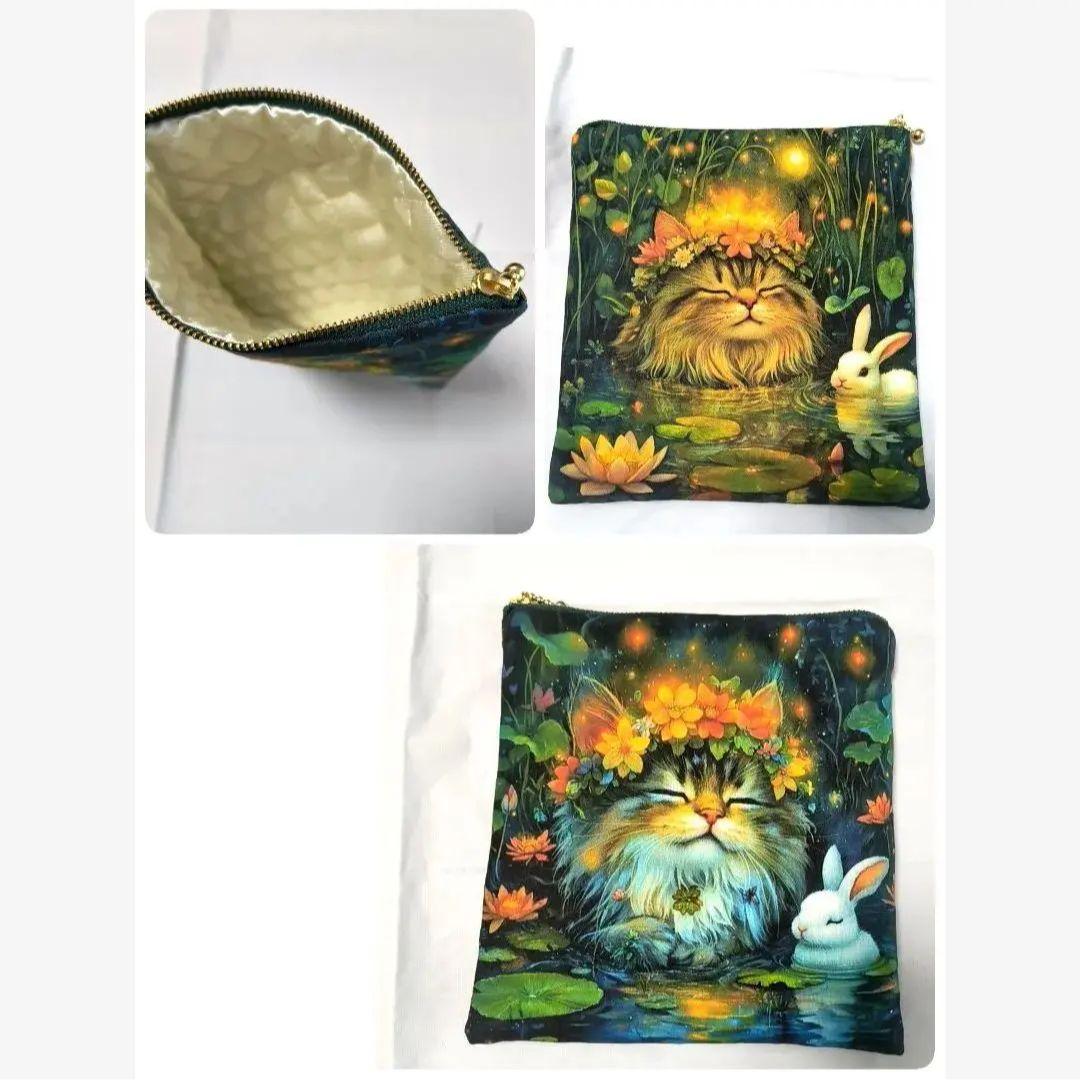 Yourelia様】ハンドメイドオーダー★犬猫女の子★ポーチ&巾着&バッグ　7点