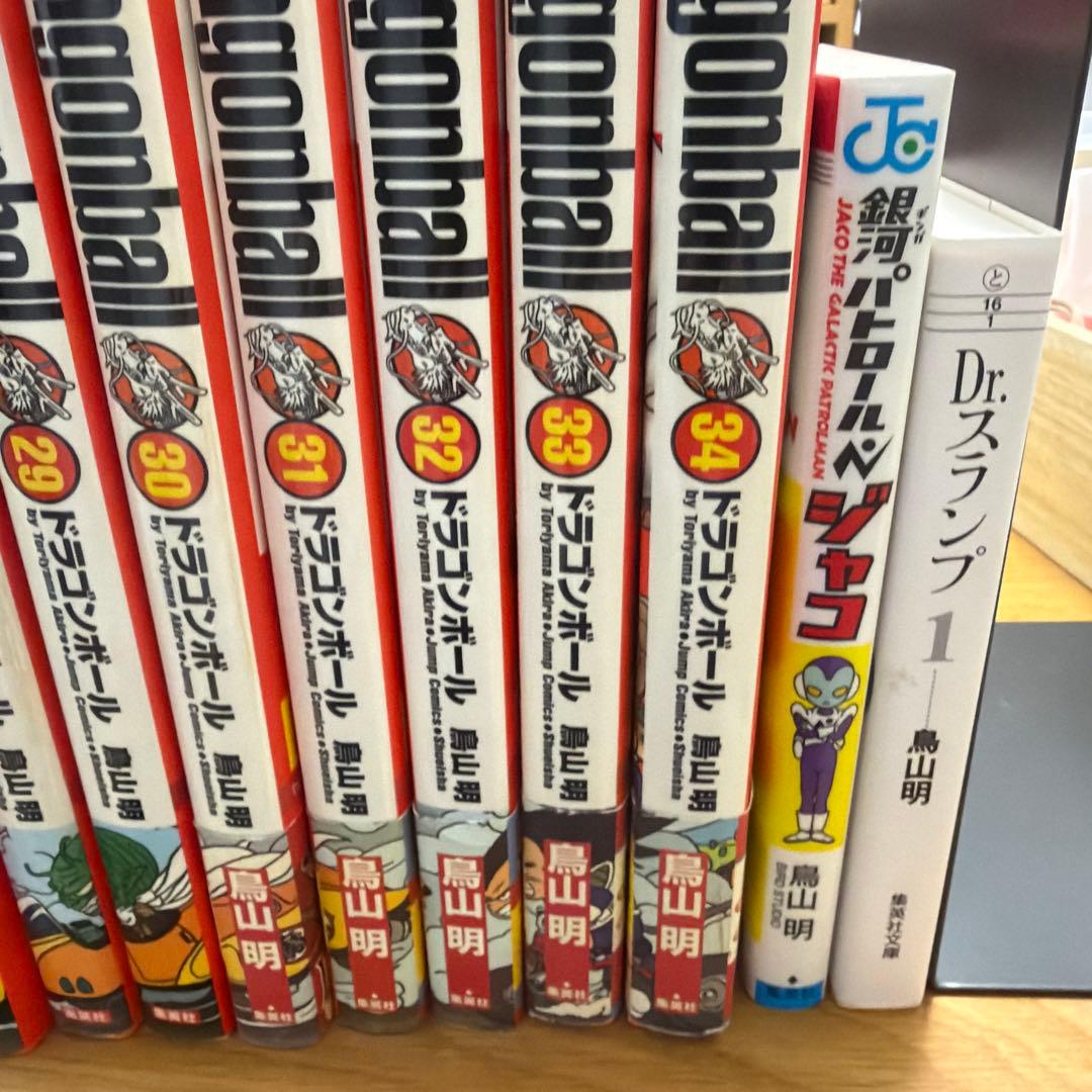 初版多めドラゴンボール :完全版 1〜34、銀河パトロールジャコ、Dr.スランプ