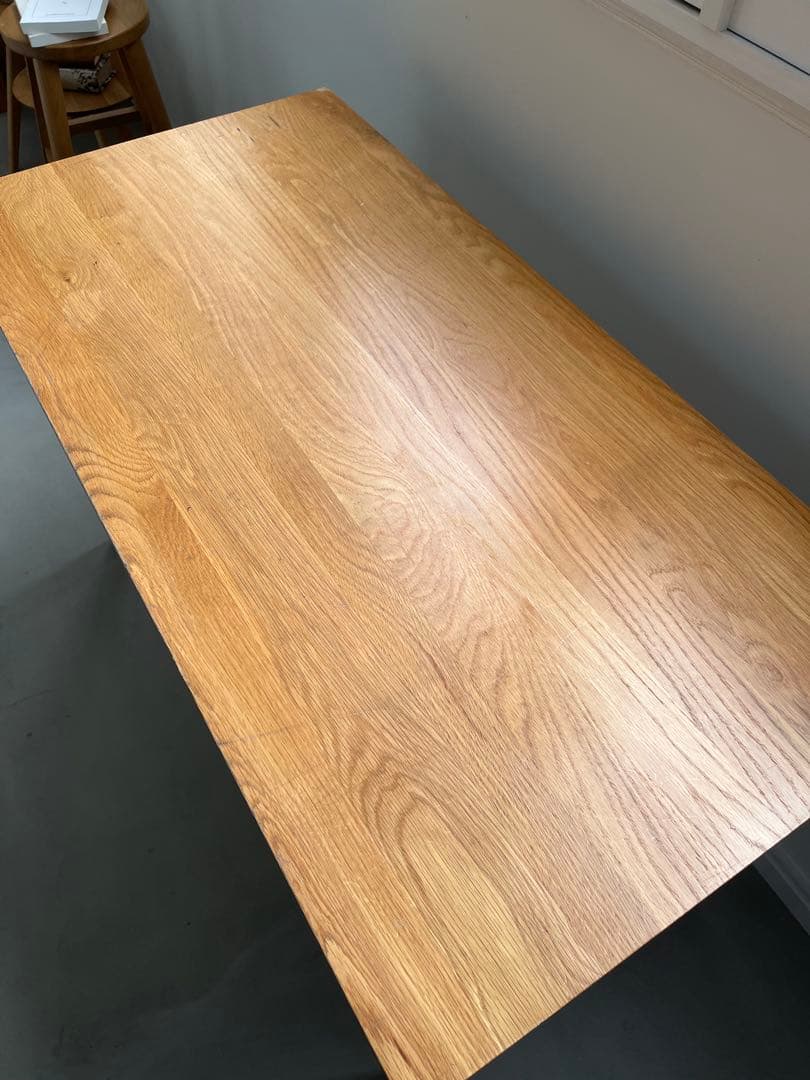 無印良品　学習机　オーク無垢材　東京都江戸川区直接引き取り限定　傷あり