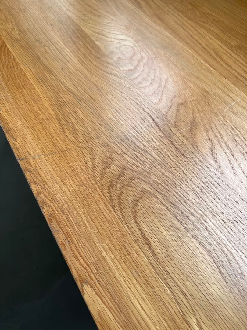 無印良品　学習机　オーク無垢材　東京都江戸川区直接引き取り限定　傷あり